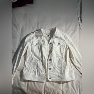 White Denim Jacket